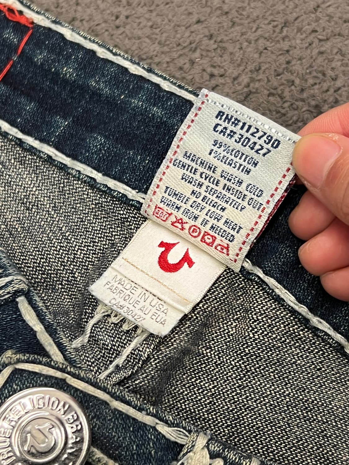 트루릴리전 데님 부츠컷 처분  상품이미지4