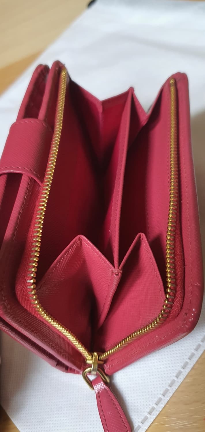 프라다 사피아노 반지갑/지갑 핑크 정품A급(보증서O) 상품이미지9