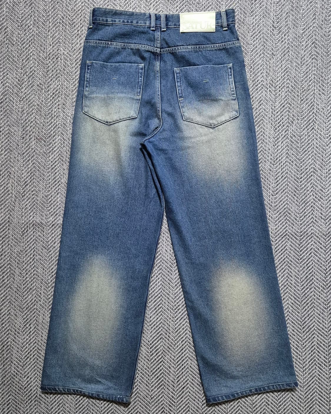 세터 브루클린 뉴트로 와이드 워시드 데님 팬츠 레트로 블루 S 상품이미지2