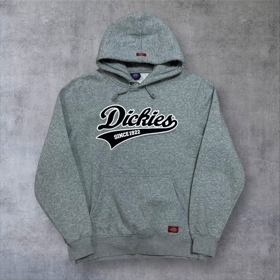 디키즈 스펠아웃 빅로고 그레이 후드티 상품이미지1