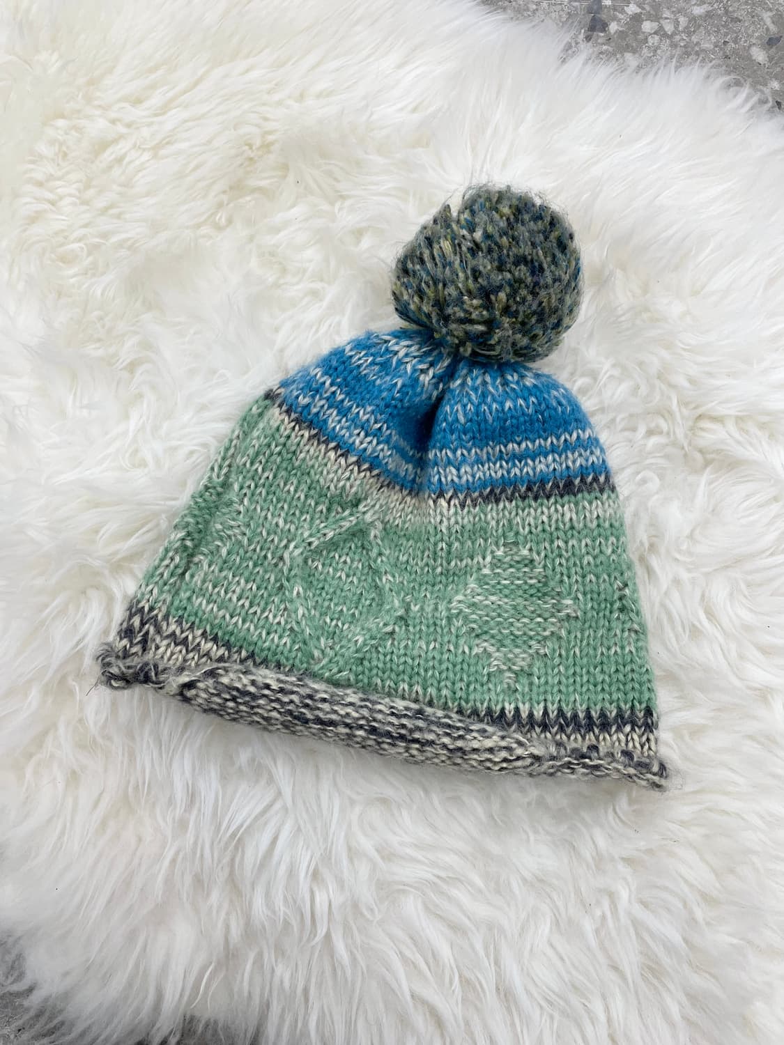 하구미 뜨개 방울 비니 상품이미지6