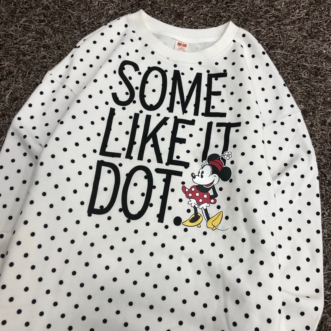 유니클로 디즈니 도트 미키 폴카닷 스웻 원피스 상품이미지2