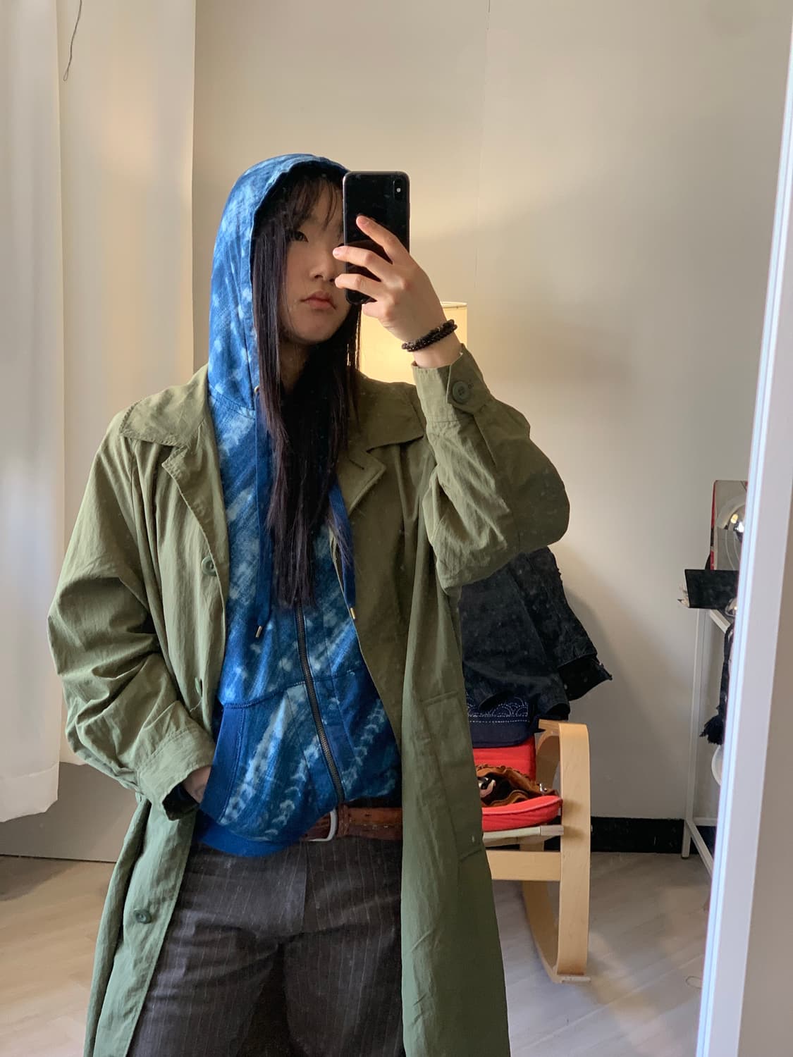 [GU] khaki light coat 상품이미지6
