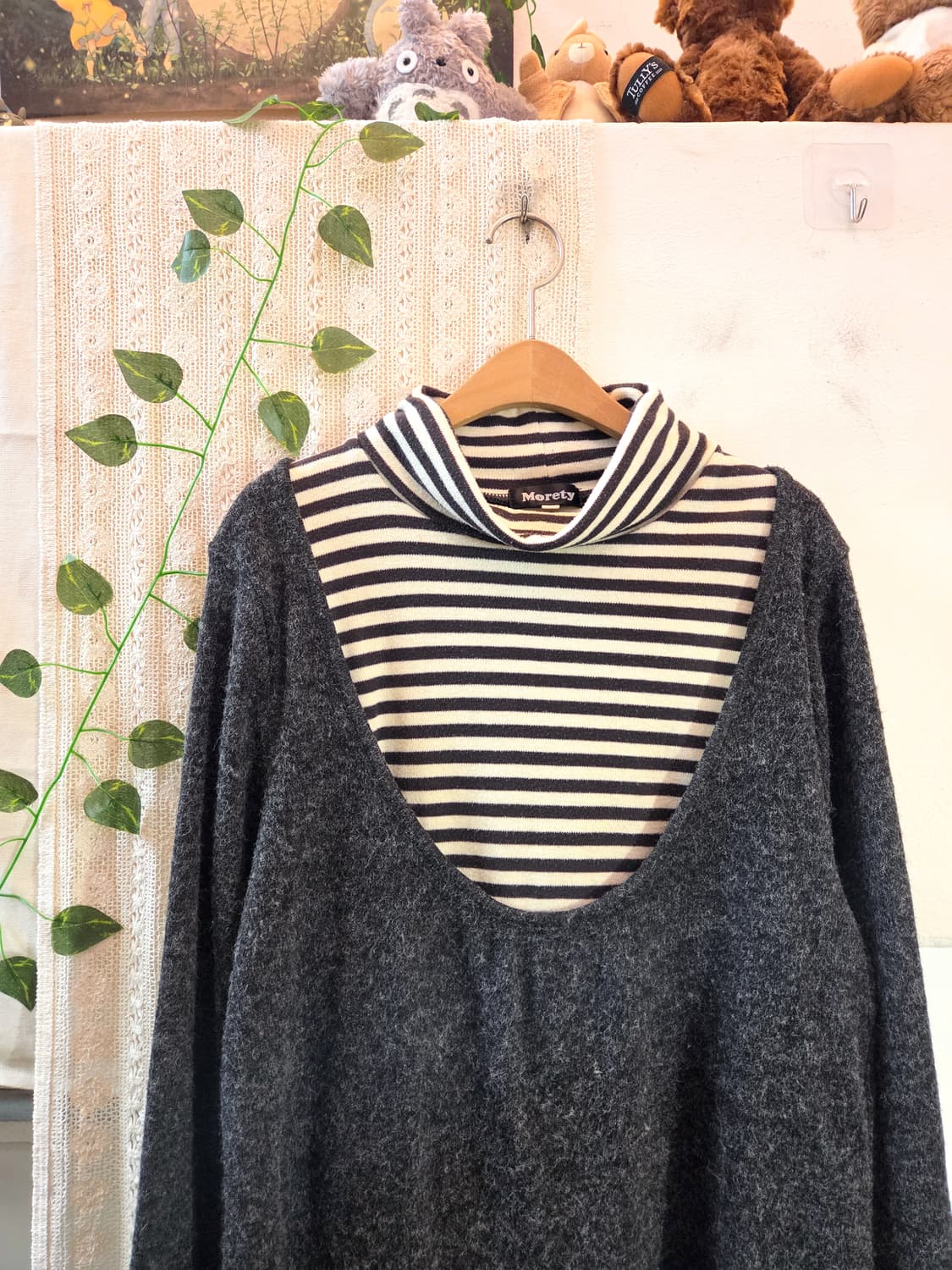 레이어드 일체형 니트 상품이미지2