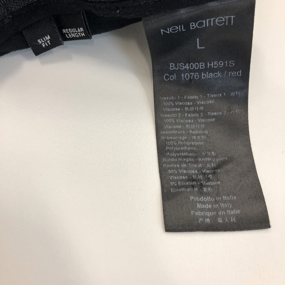 닐바렛 볼트 사이드지퍼 맨투맨 [105] 상품이미지6