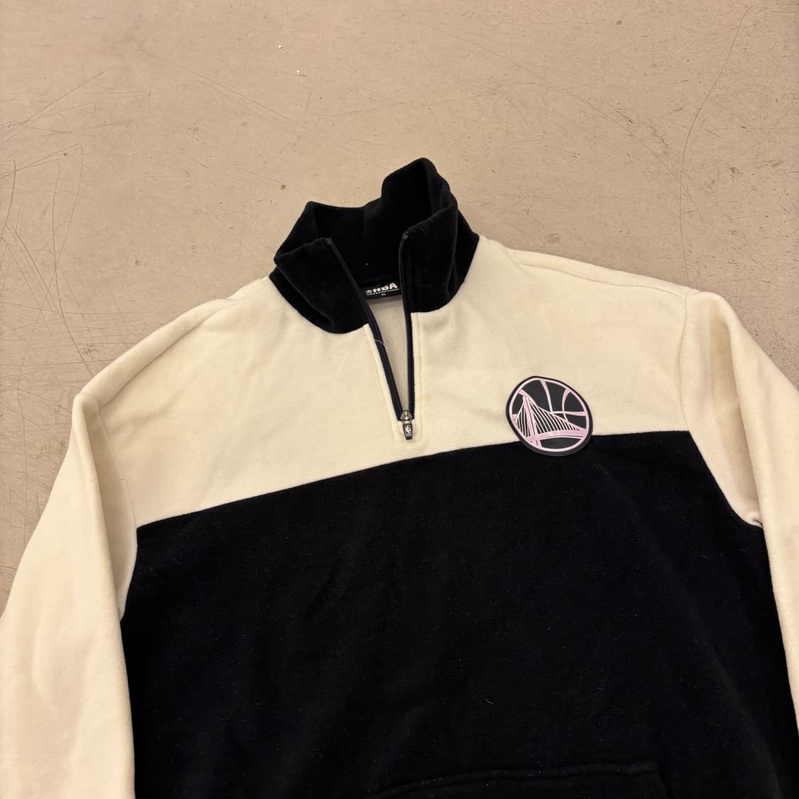 NBA 골든스테이트 투톤 빅로고 플리스 하프집업 상품이미지2