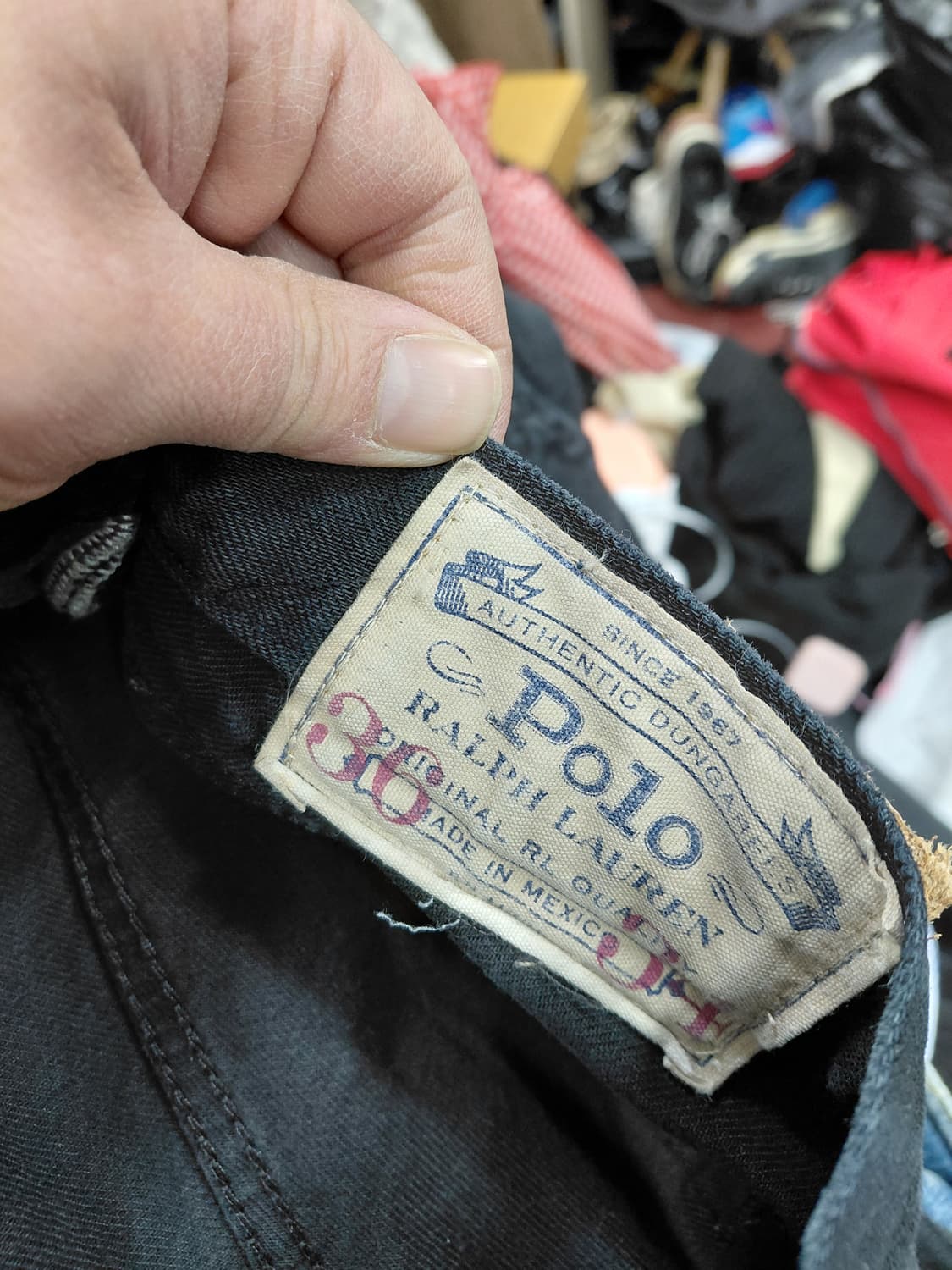 36 폴로 랄프로렌 블랙진   상품이미지7