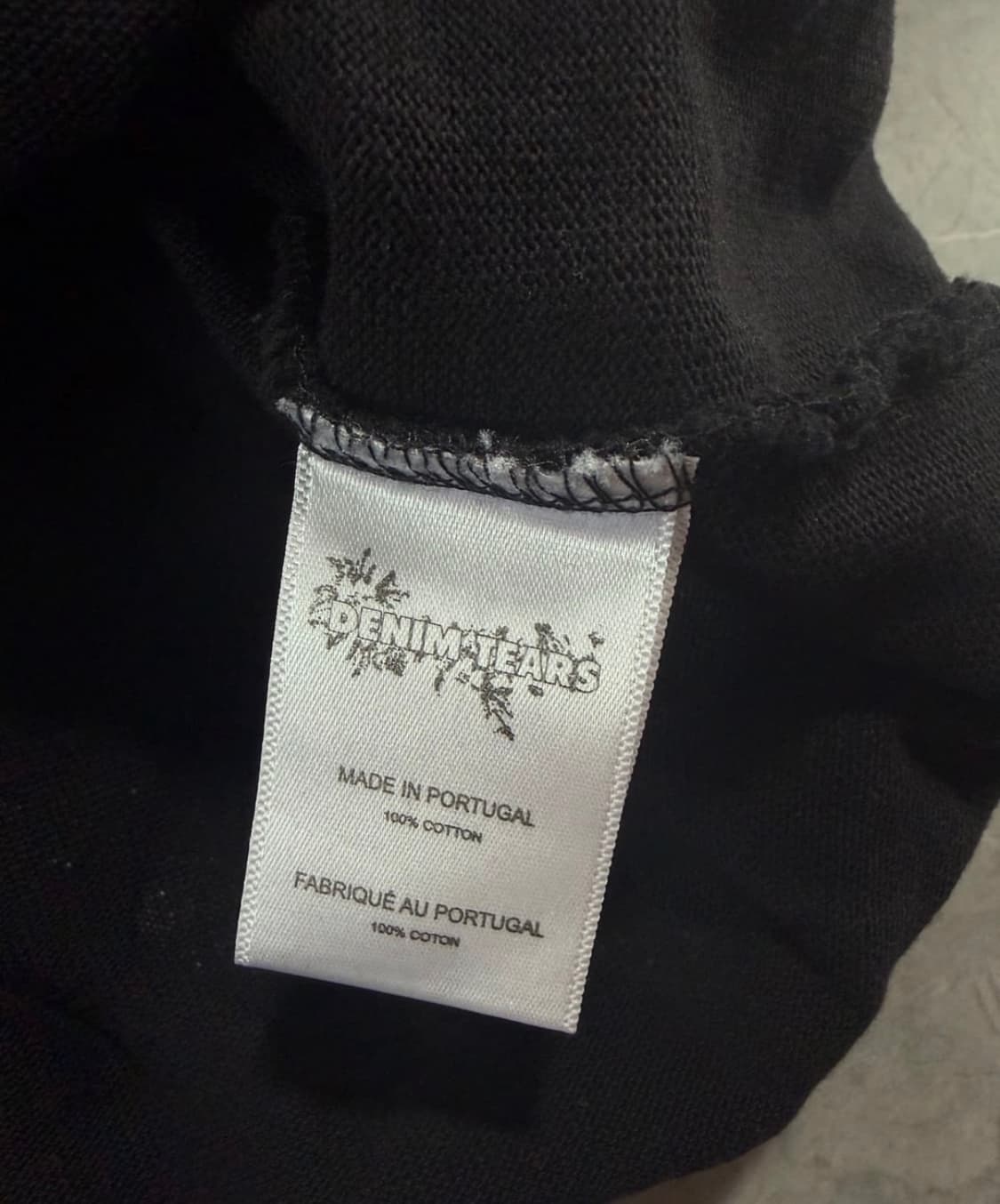 데님티어스 Cotton Wreath Long Sleeve Black L 상품이미지4