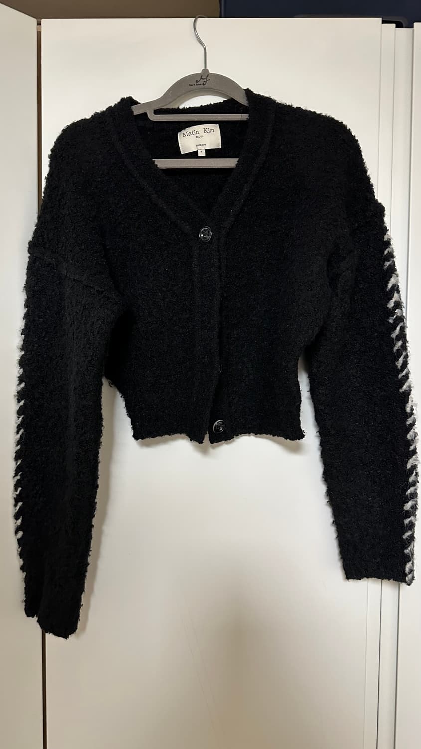 (W) Matin Kim crop cardigan 마뗑킴 크롭 가디건 상품이미지1