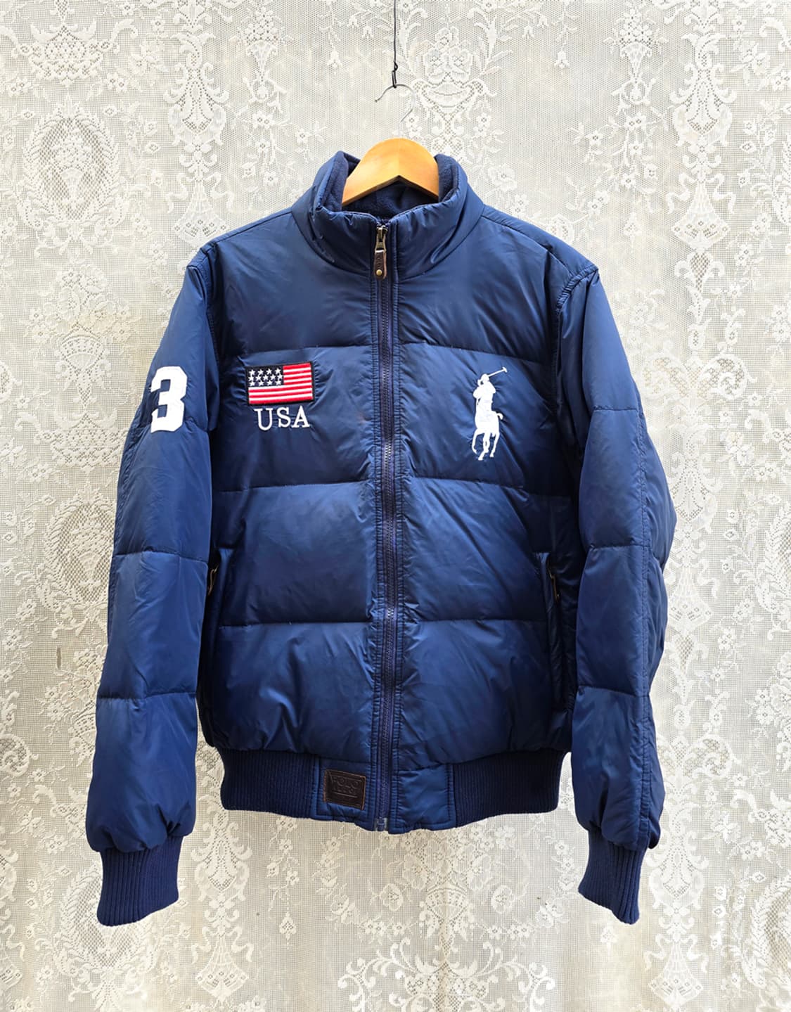 폴로 랄프로렌 빅포니 성조기 패딩 상품이미지1
