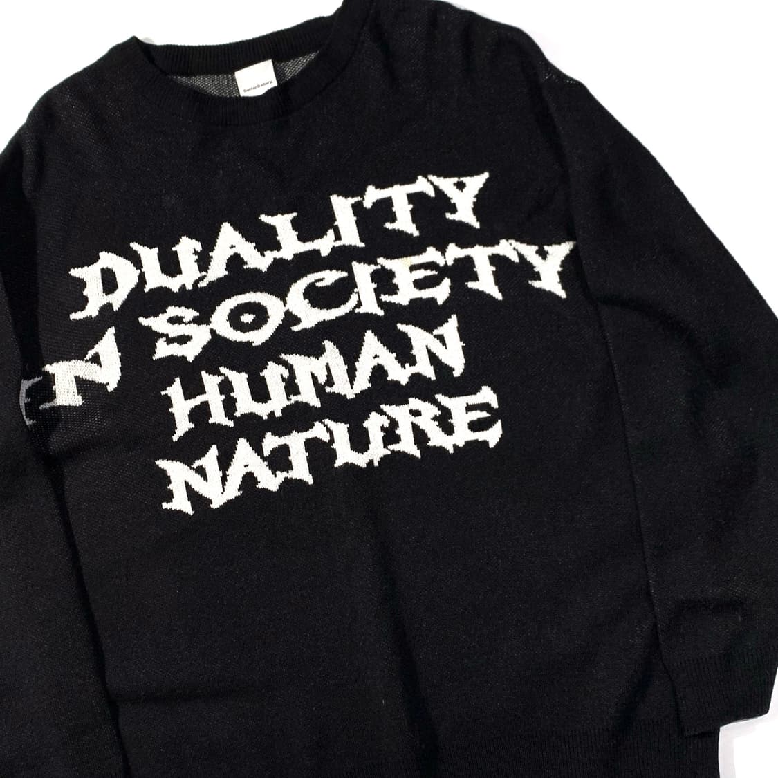 가터 갤러리 스펠로고 라운드 니트 상품이미지2