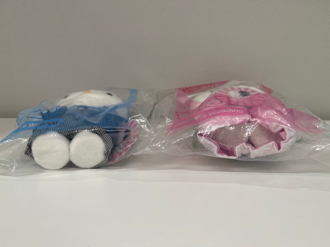 맥도날드 x 헬로키티 산리오 재패니즈 웨딩 인형 세트 상품이미지3