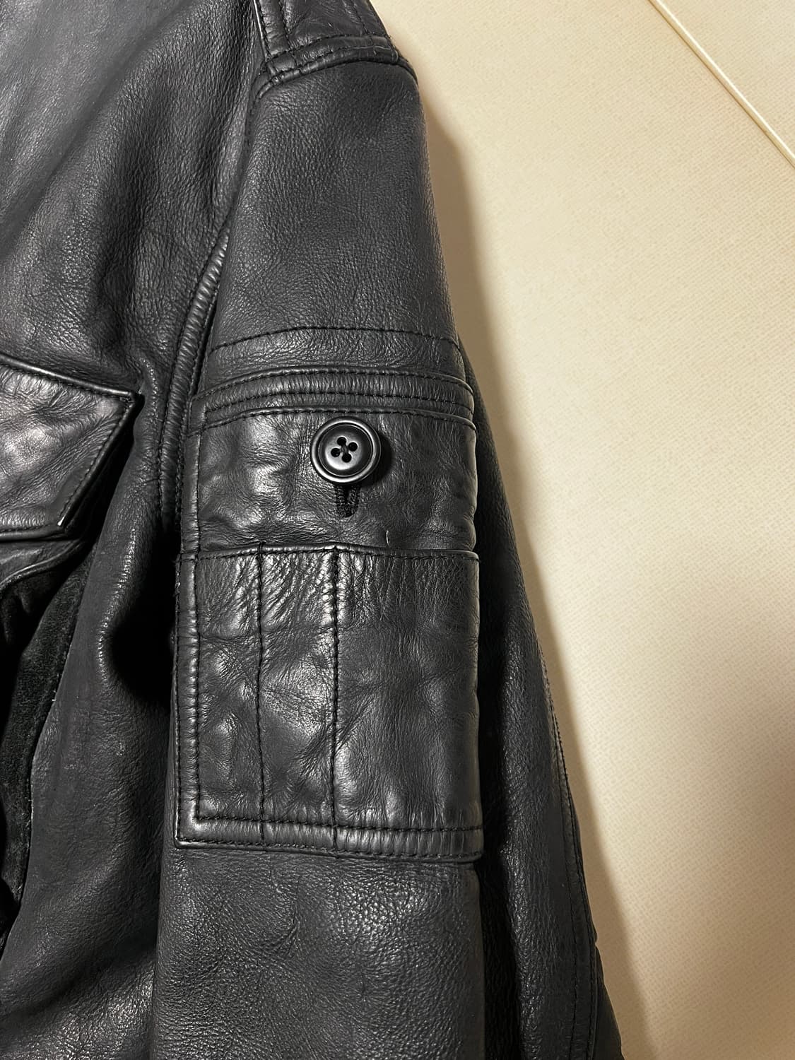 GAP m-65 가죽 자켓 상품이미지4