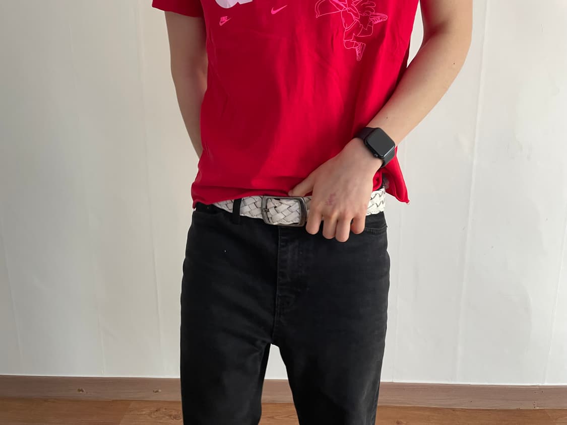 hawk company white belt 상품이미지2