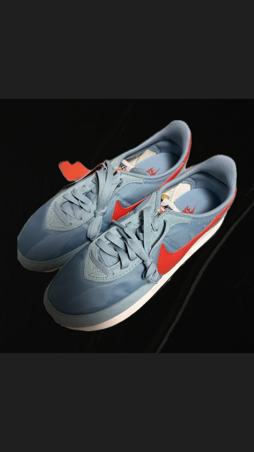 나이키 와플 트레이너2 원 블루 팀 오렌지 새상품 상품이미지2