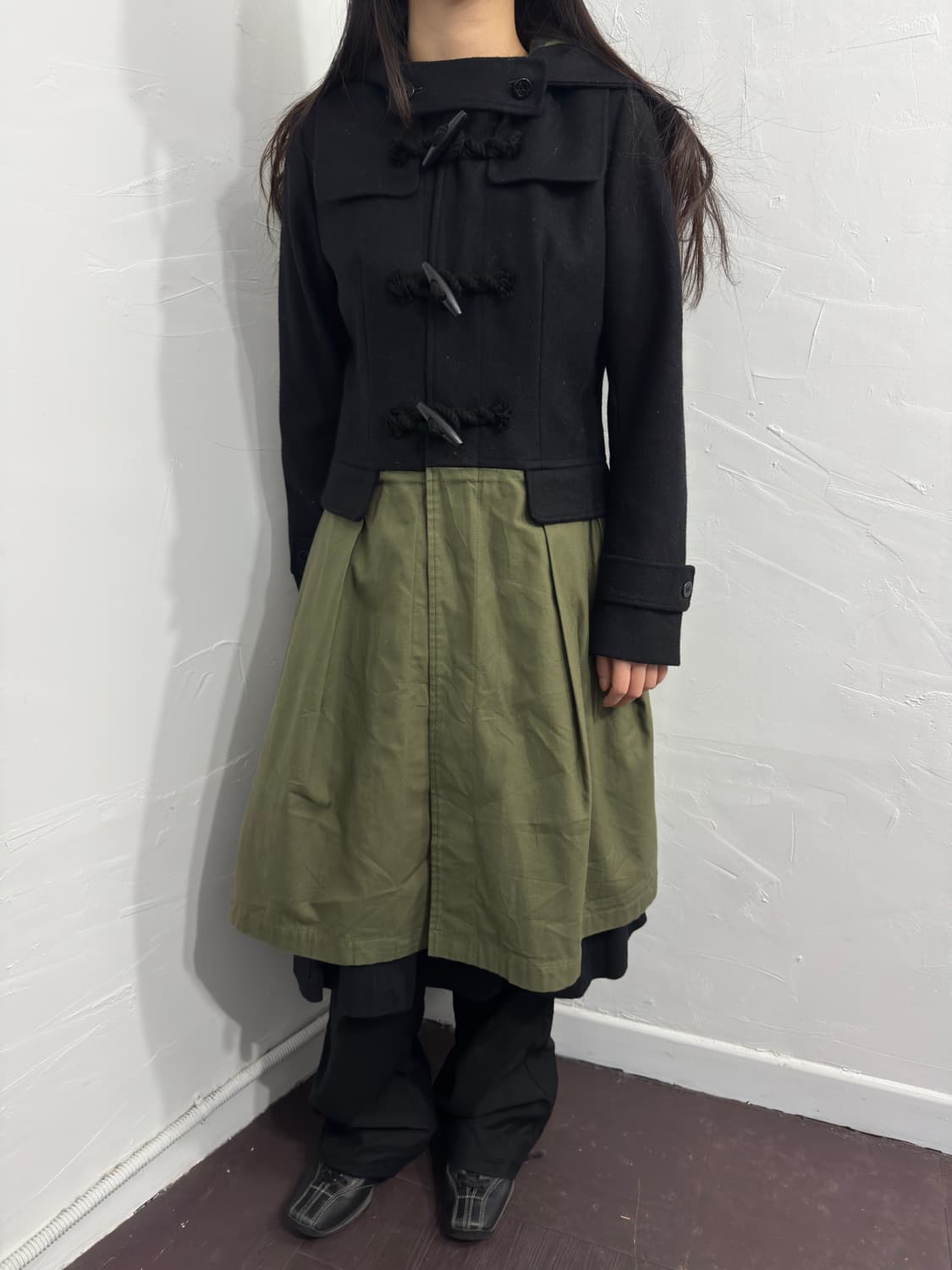 yukara duffle hood design coat 상품이미지4