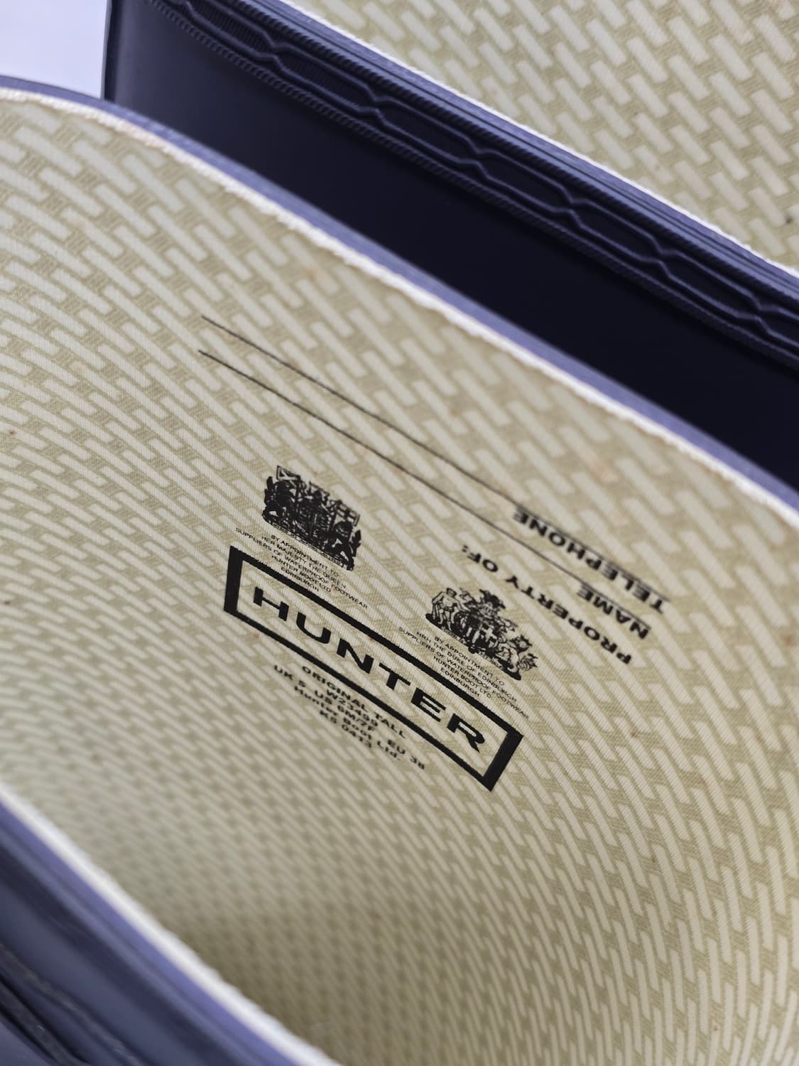 HUNTER 헌터 레인부츠 퍼플 오리지날 240 상품이미지7