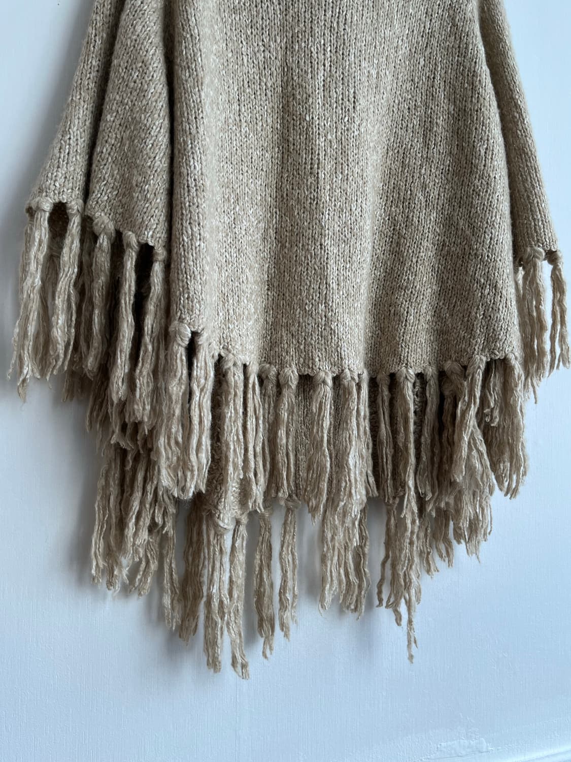 브라운화이트 수술 숄 상품이미지5