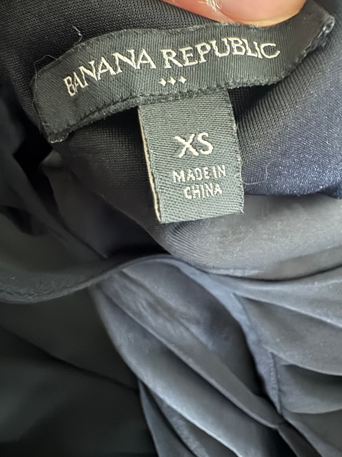 여성 바나나리퍼블릭 홀터넥 드레스 원피스 xs 블랙 상품이미지3