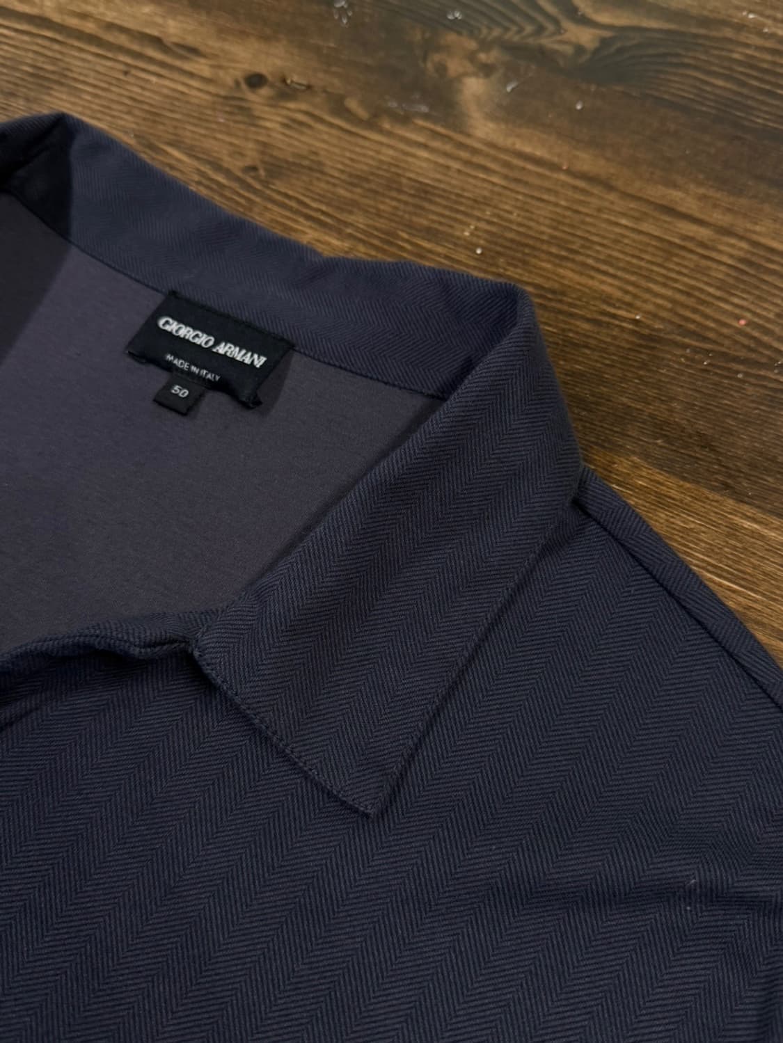 조르지오 아르마니 블랙라벨 오픈칼라넥 티셔츠 100 상품이미지7