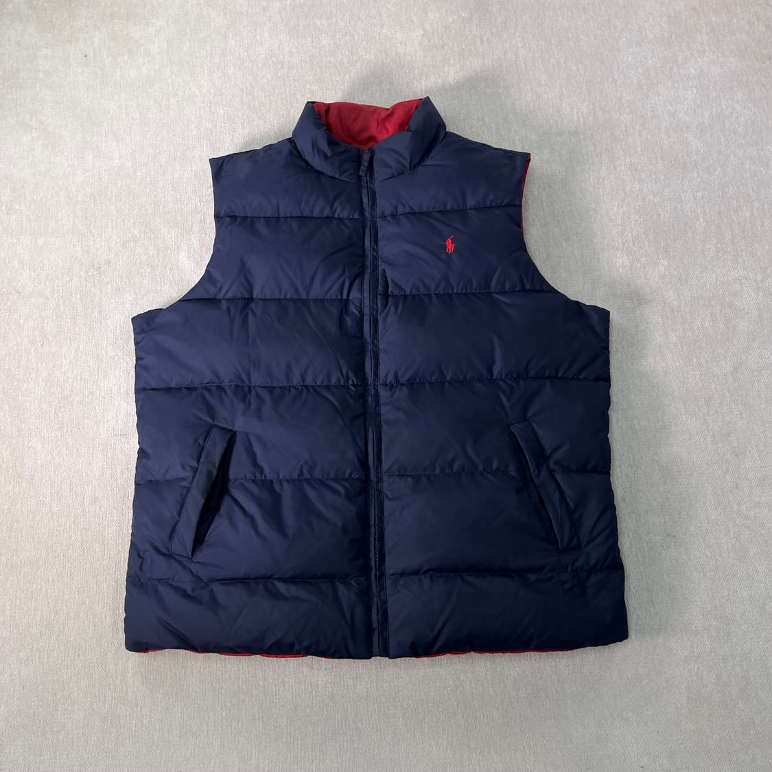 95 폴로 랄프로렌 리버시블 스몰로고 구스 패딩조끼 상품이미지1