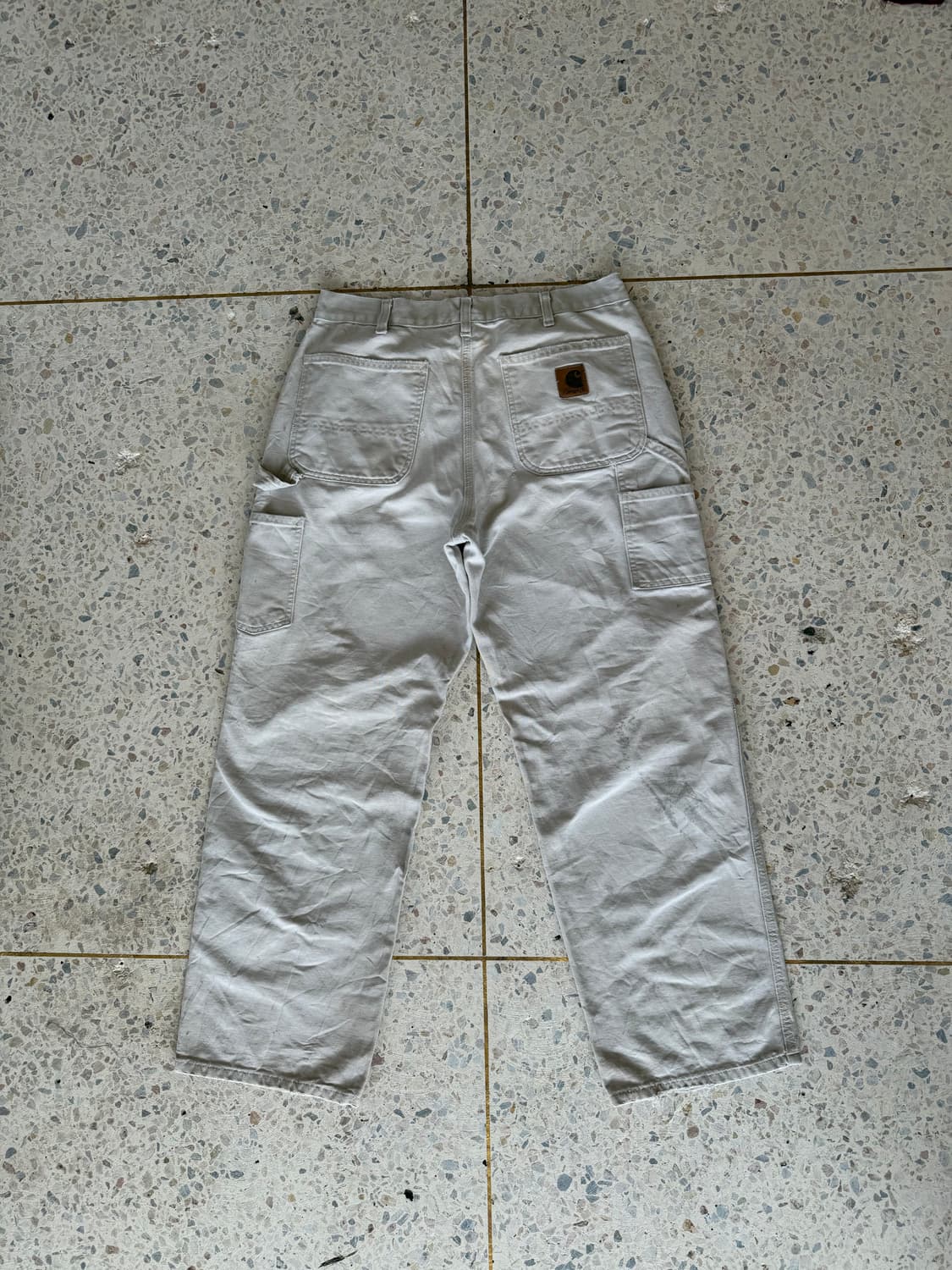 칼하트 카펜터 워크팬츠 화이트 상품이미지6