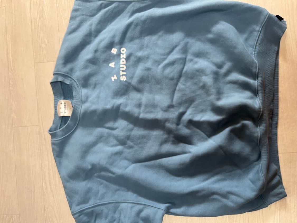 아이앱스튜디오 기모맨투맨 스카이블루 L 상품이미지1