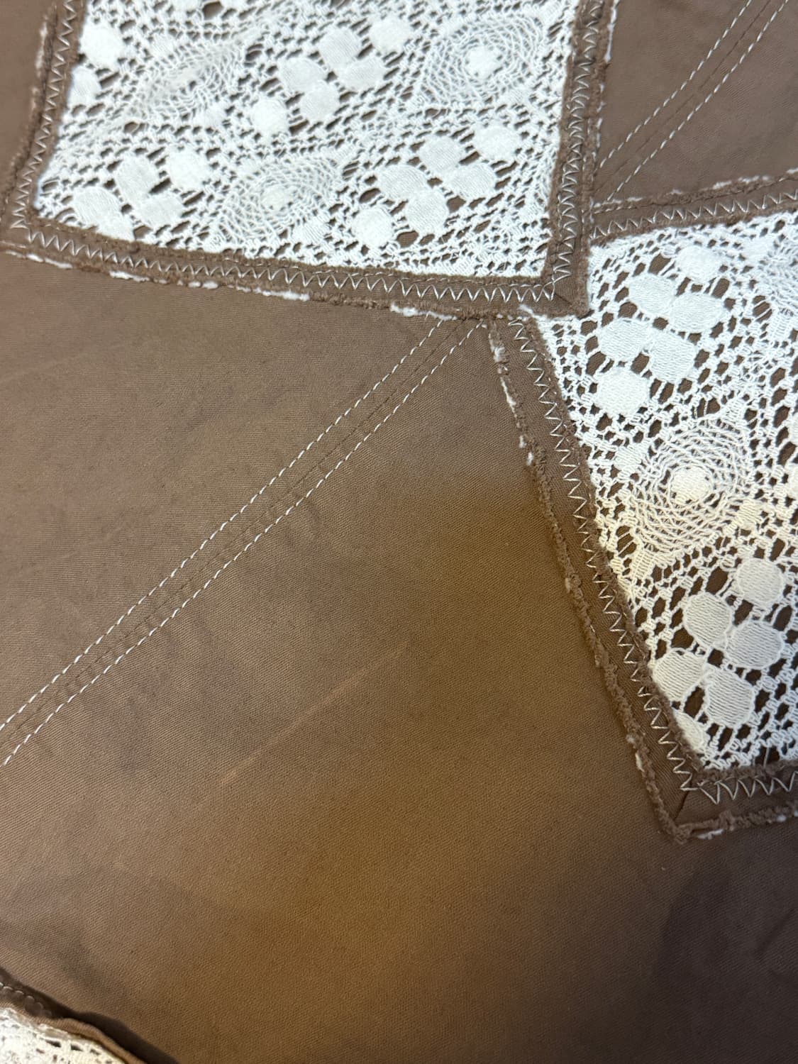 레이스 단추 스커트 상품이미지7