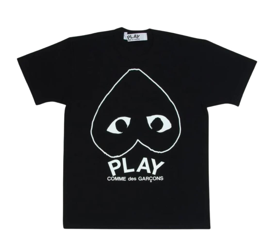 꼼데가르송 인버티드 하트 티셔츠 XXL 상품이미지1