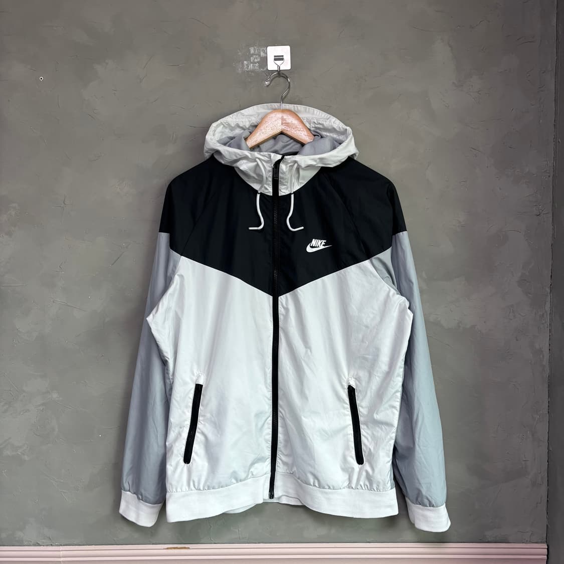 나이키 윈드러너 바람막이 흰검 그레이  상품이미지1