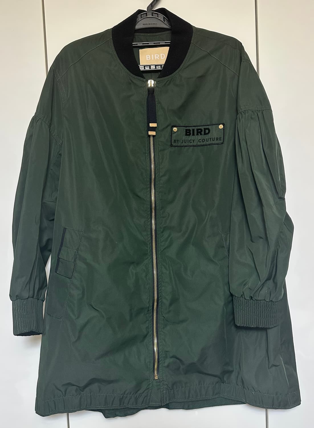 쥬시꾸뛰르 버드 봄버 자켓 그린 상품이미지1