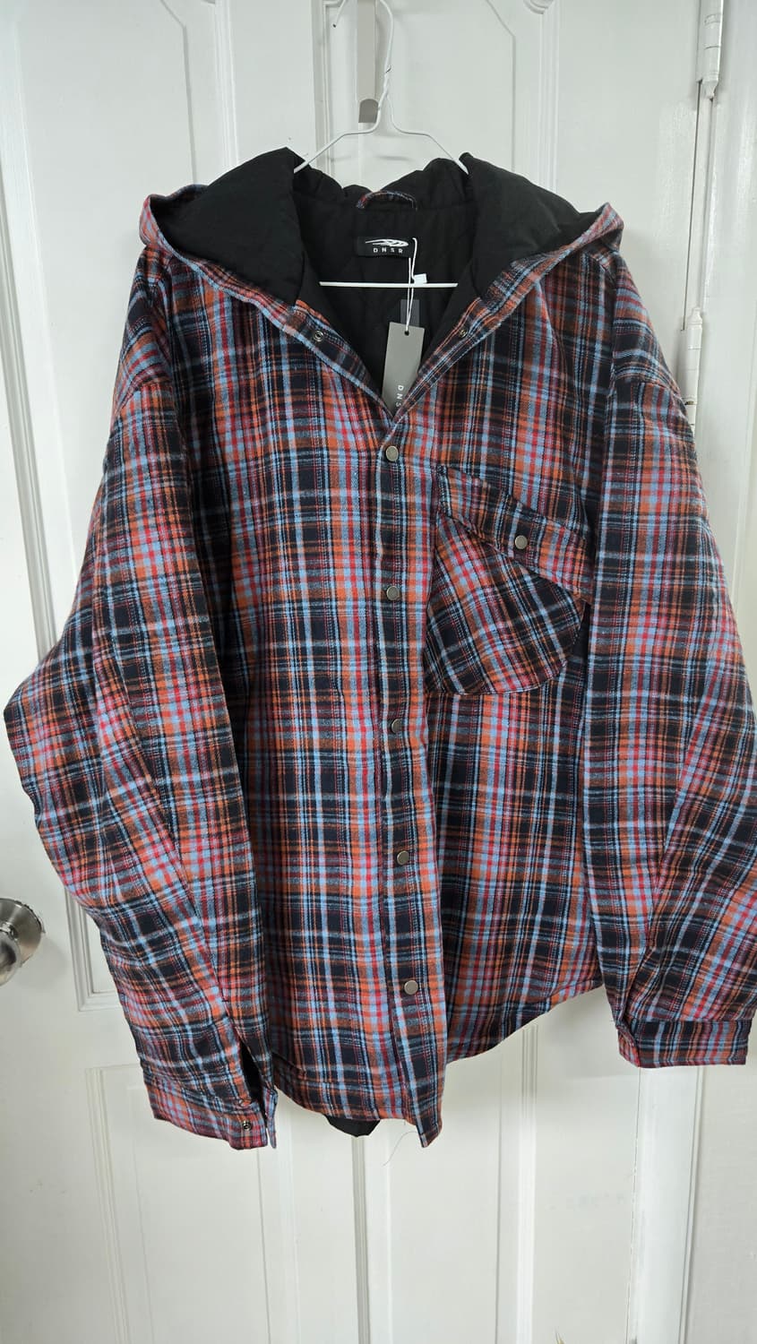 DNSR 퀼팅 후드 셔츠 상품이미지2