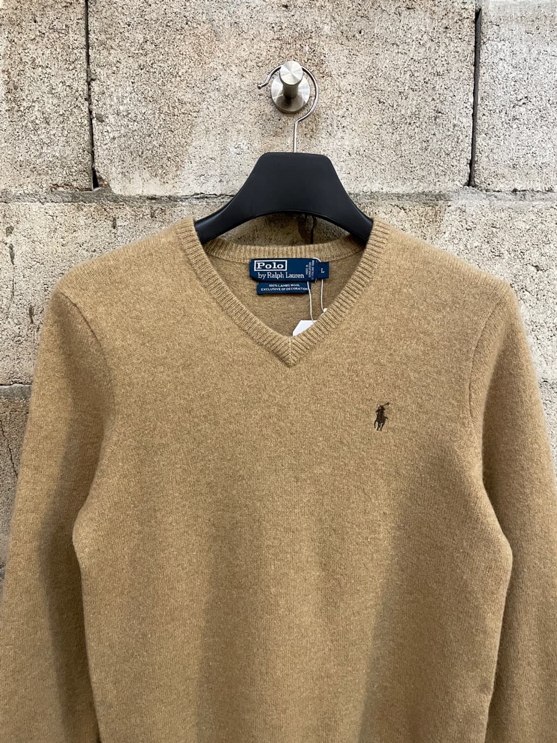폴로 랄프로렌 카멜 램스울 니트 상품이미지2