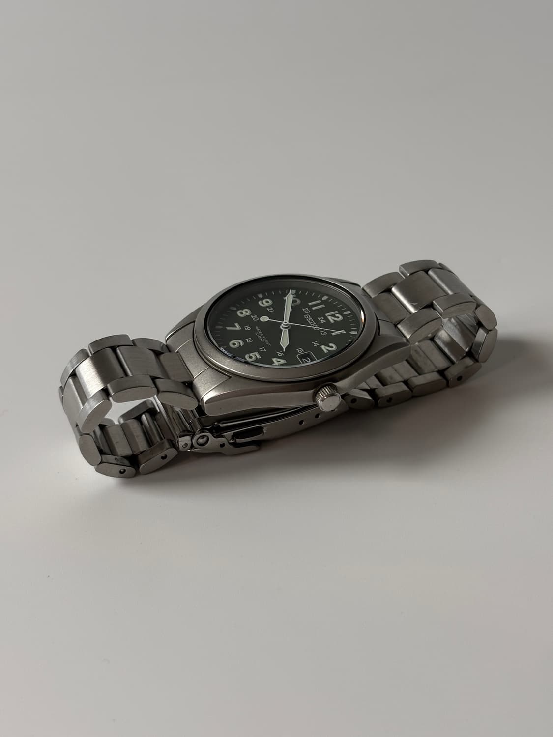 1990s Olive Dial Military Field Quartz 상품이미지4