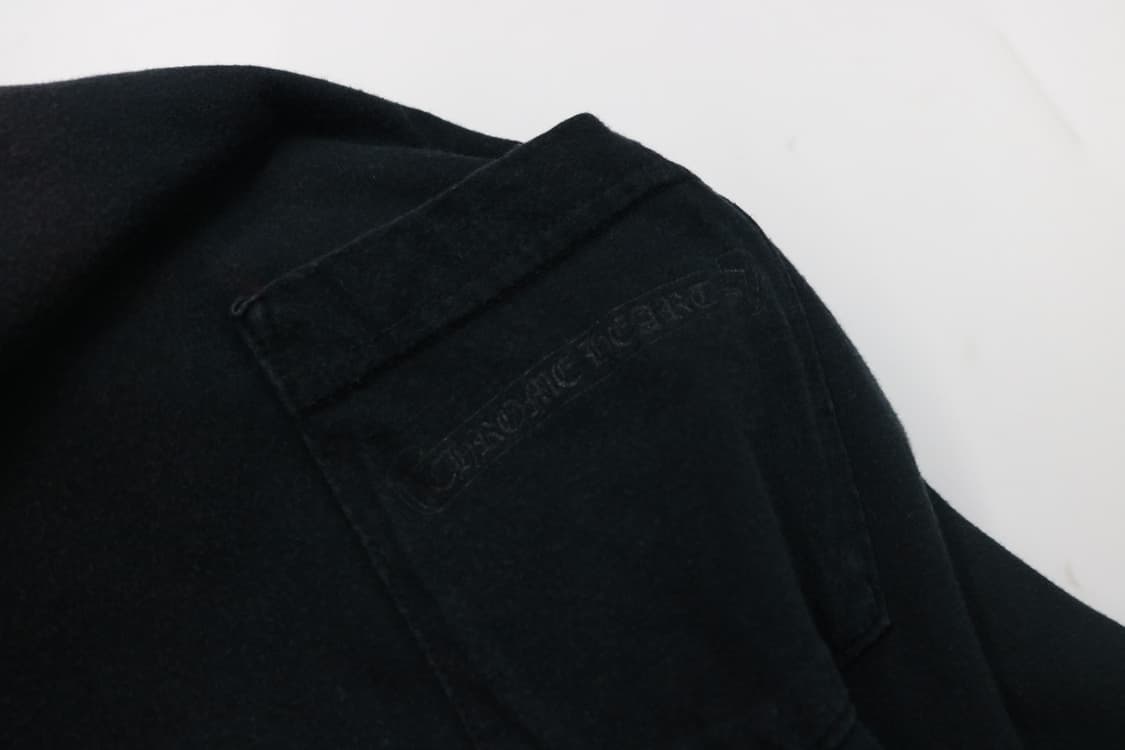 크롬하츠 대거 스트라이프 로고 포켓 반팔 티셔츠 블랙 (XL) 상품이미지8