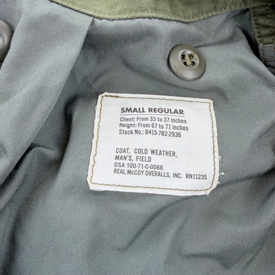 리얼 맥코이 MJ9115 M-65 필드 재킷 상품이미지6