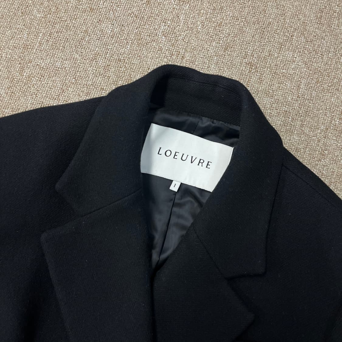 루에브르 실루엣 롱코트 상품이미지5