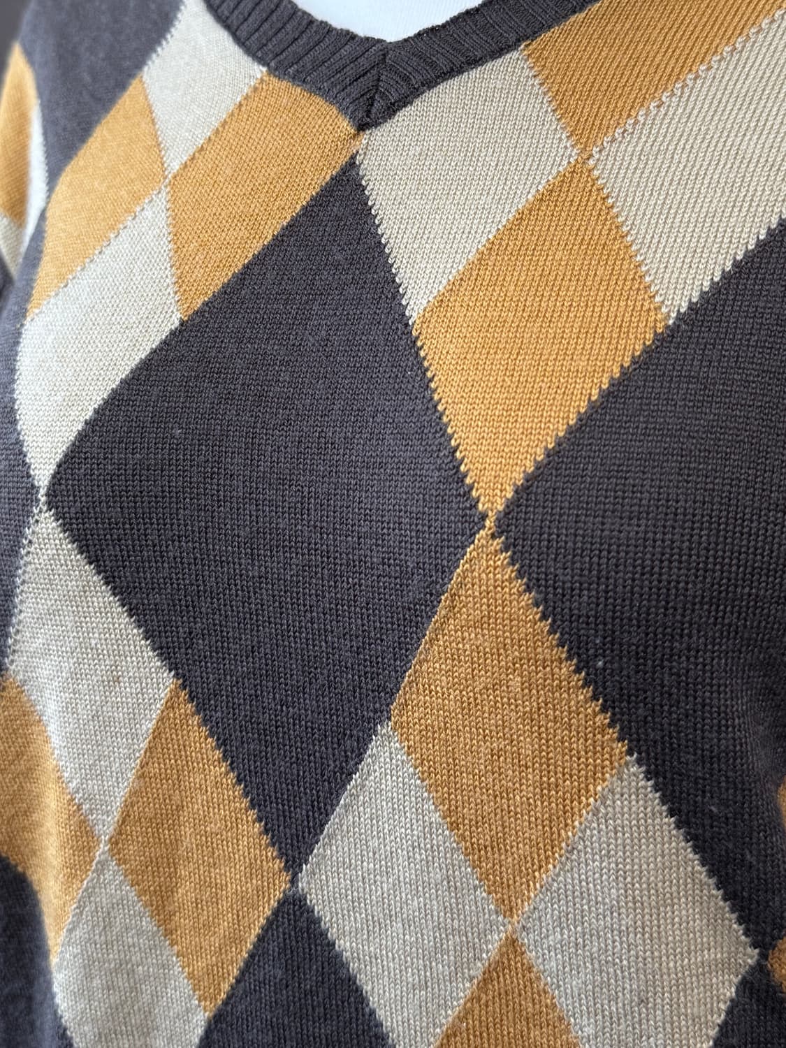 Decoy Collection England 초코바나나 아가일 니트 상품이미지5