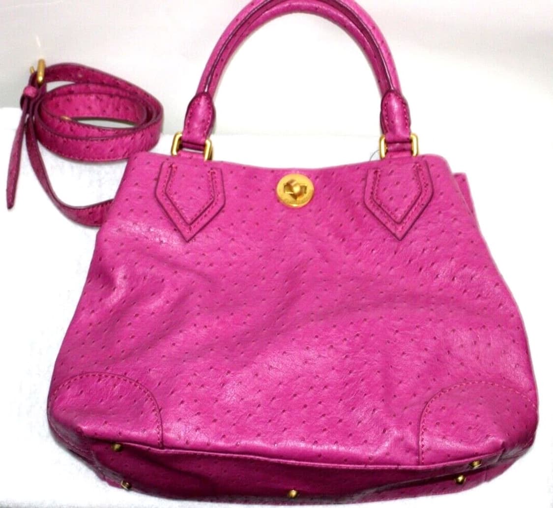 y2k 마크제이콥스 핑크 오스트리치 토트백 상품이미지3