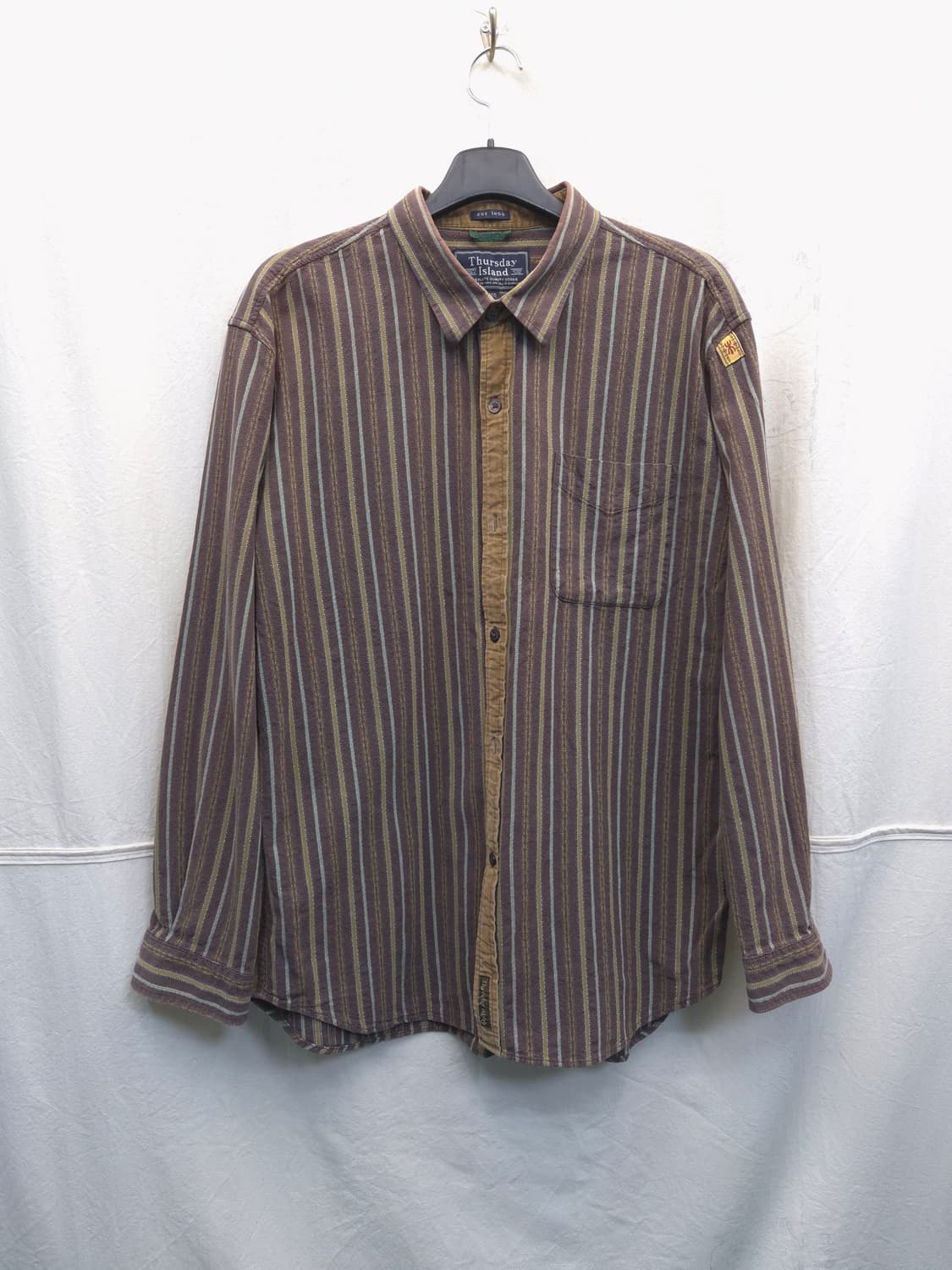 Thursday Island 스트라이프 남방 상품이미지1