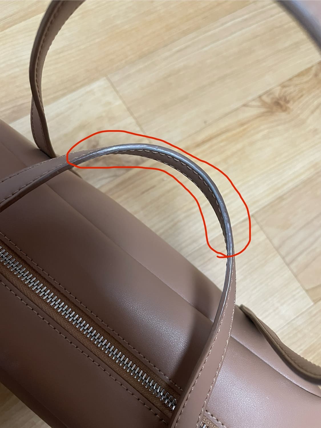 몽드몽드 소프트박스 토트백 카푸치노 상품이미지8