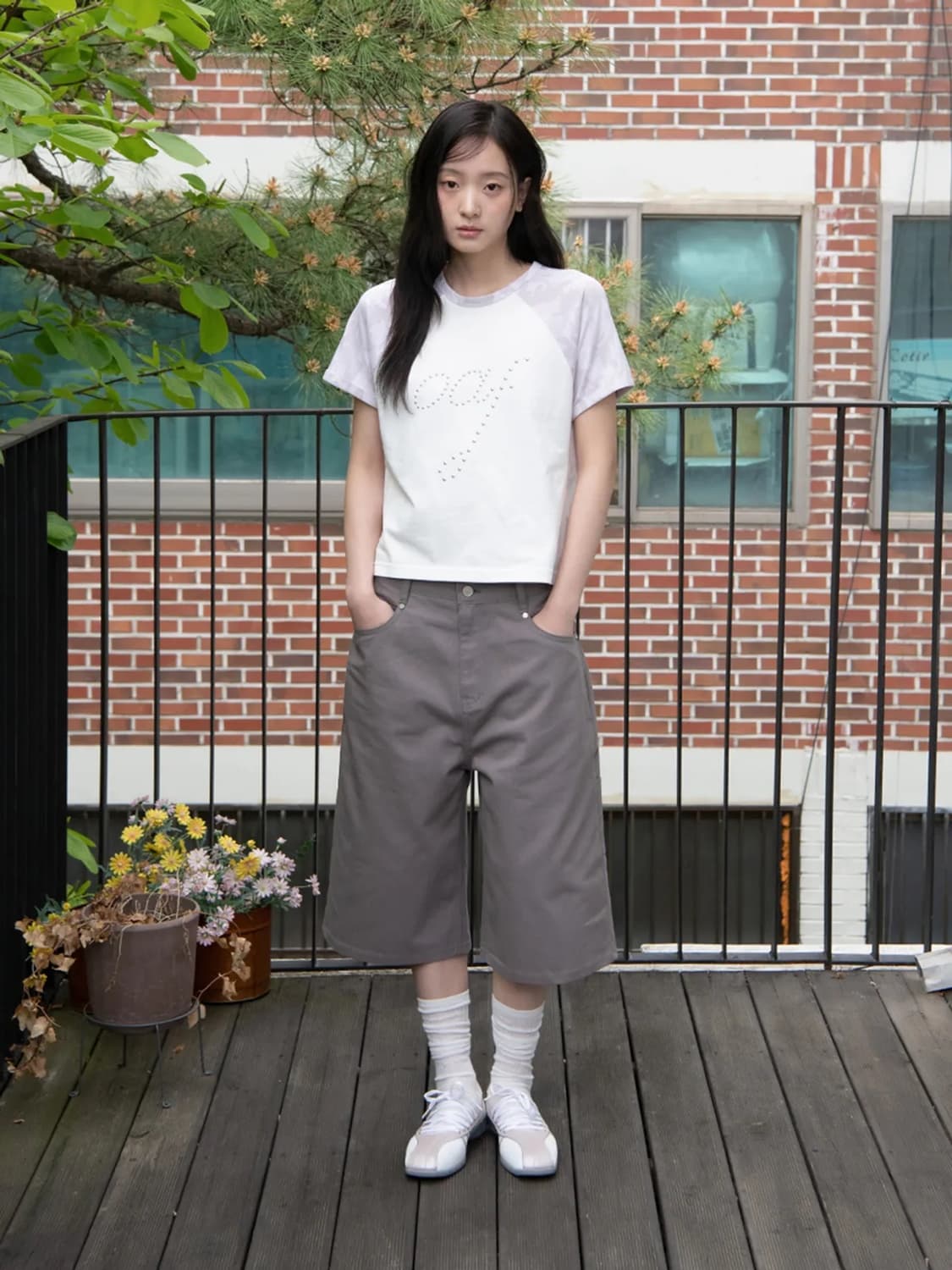 오피쉬 버뮤다팬츠 퍼플(새상품) 상품이미지3