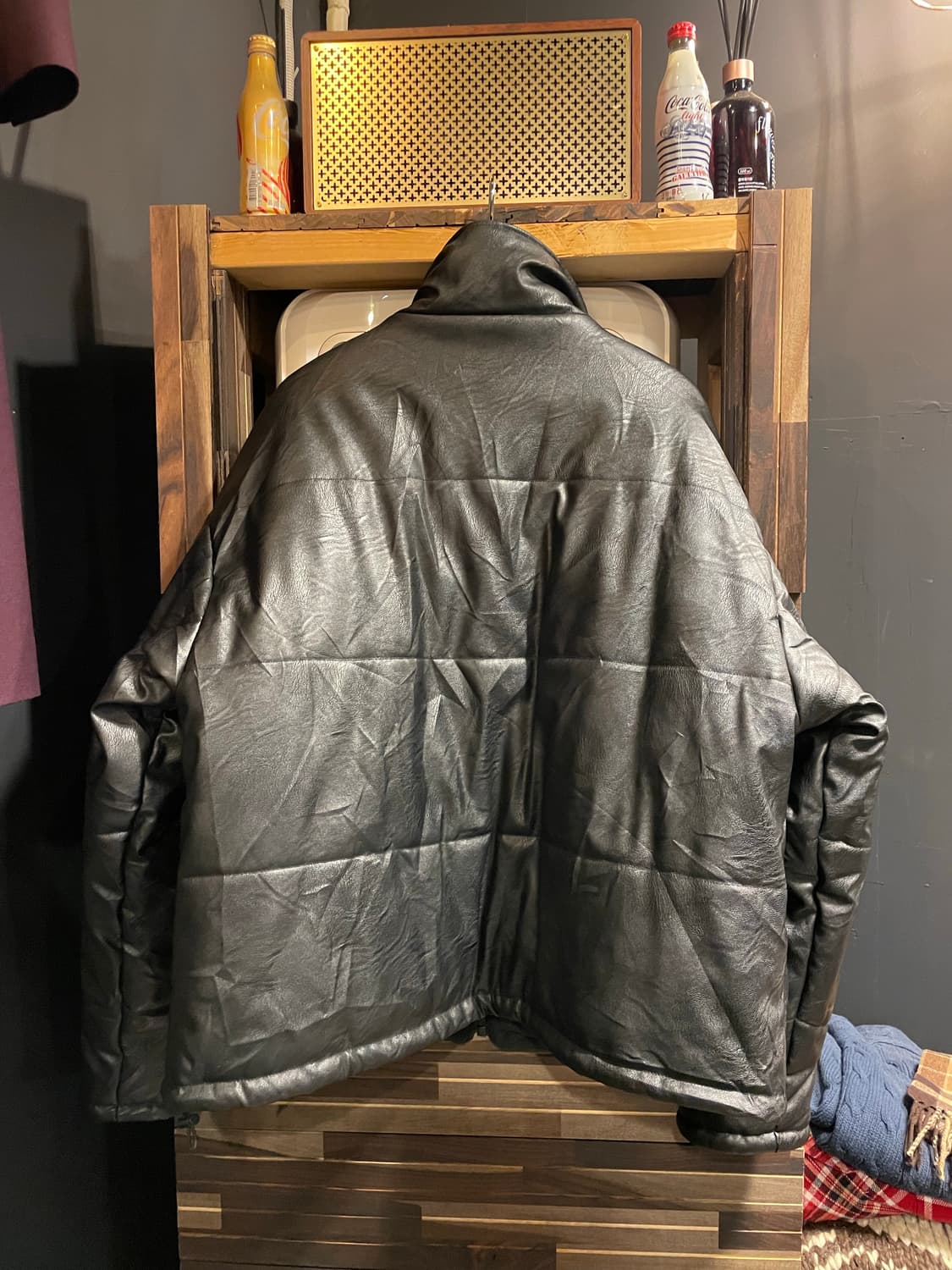 Gerry 레더 양면패딩 상품이미지3