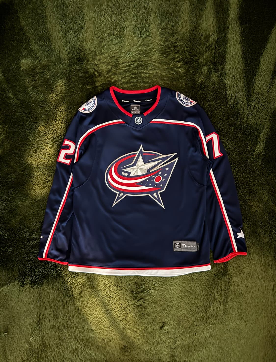 [M] 파나틱스 콜럼버스 블루재키츠 보브로프스키 72 NHL 하키 져지 상품이미지1