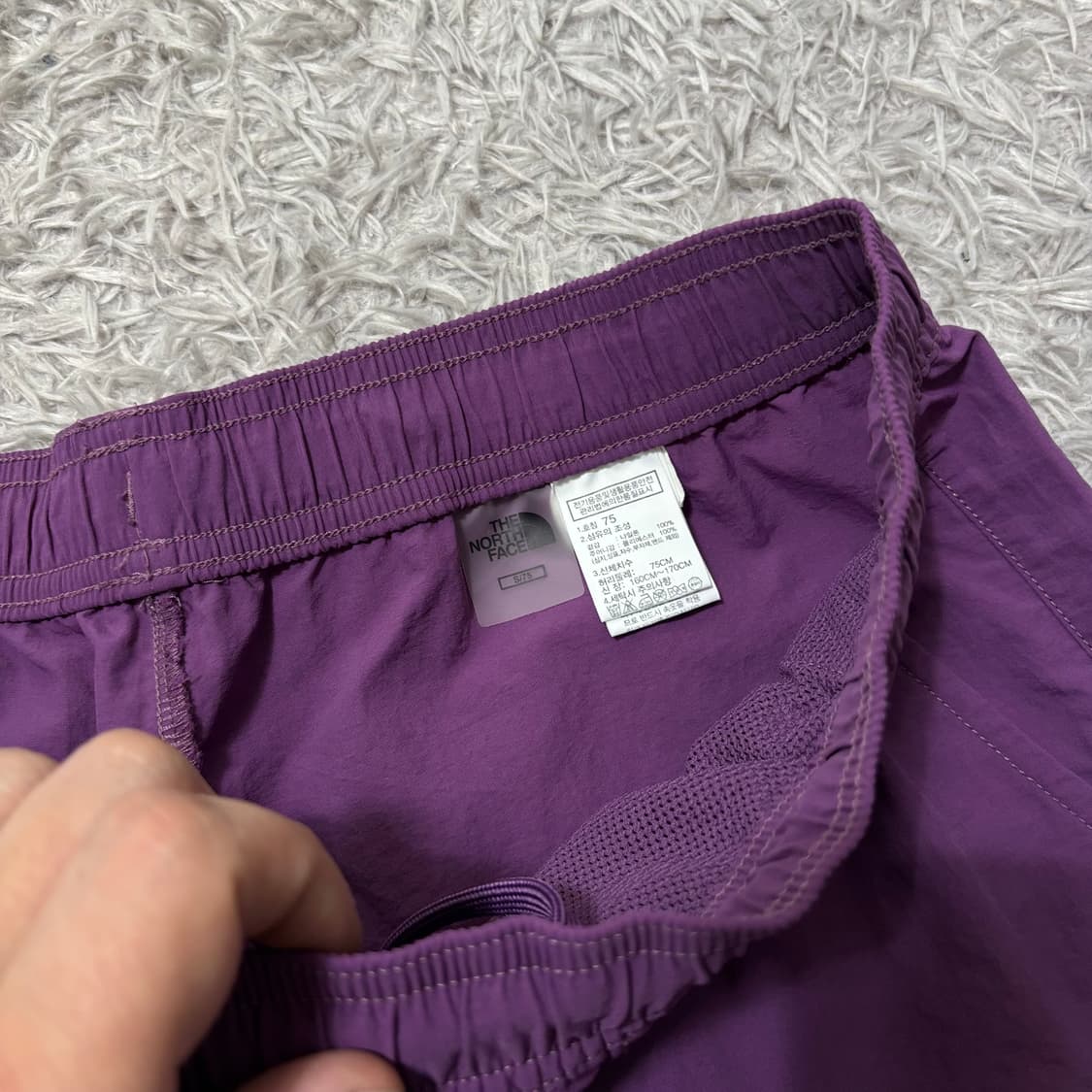 노스페이스 퍼플 우븐 반바지 상품이미지4