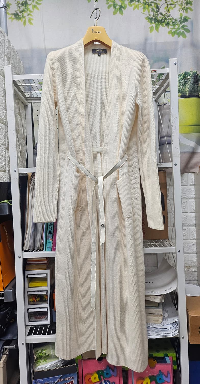 로로피아나 여성 니트가디건 55 벨티드 캐시미어 롱가디건 AC97 상품이미지1