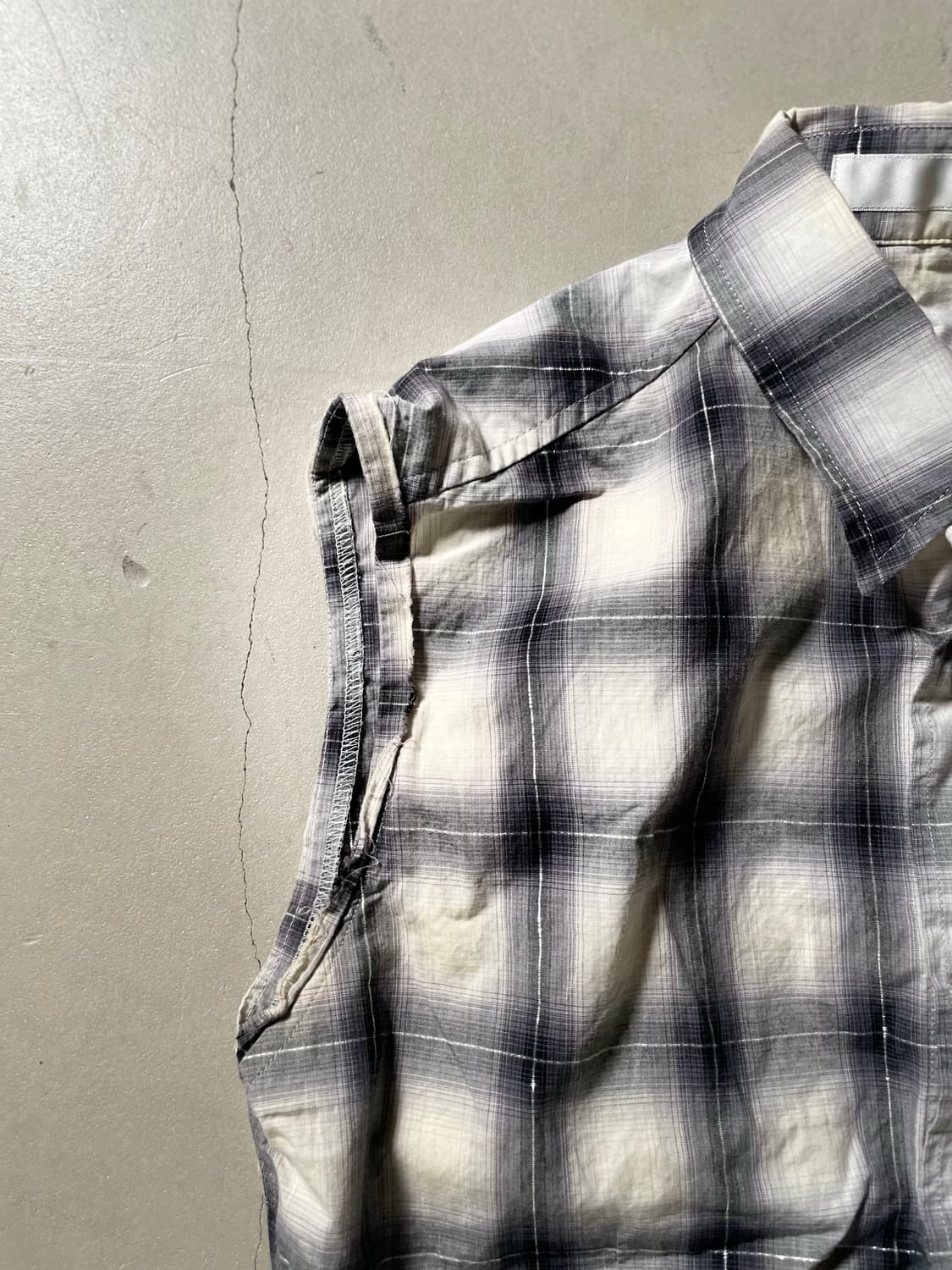 Burma Shave Ombre Check western shirt 상품이미지4