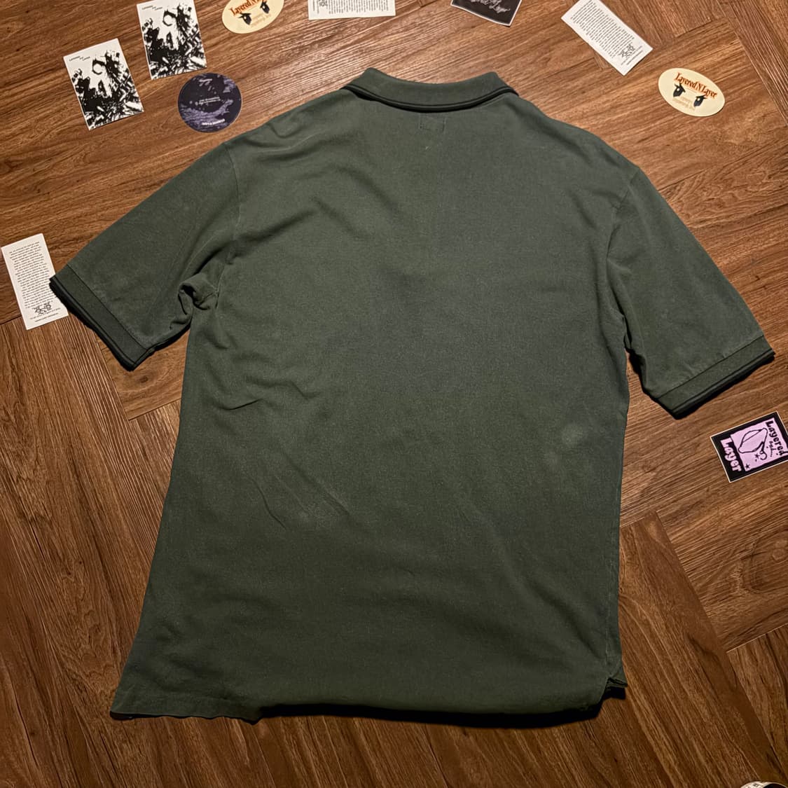 90S CP COMPANY 리리 집업 폴로 셔츠 L 상품이미지7
