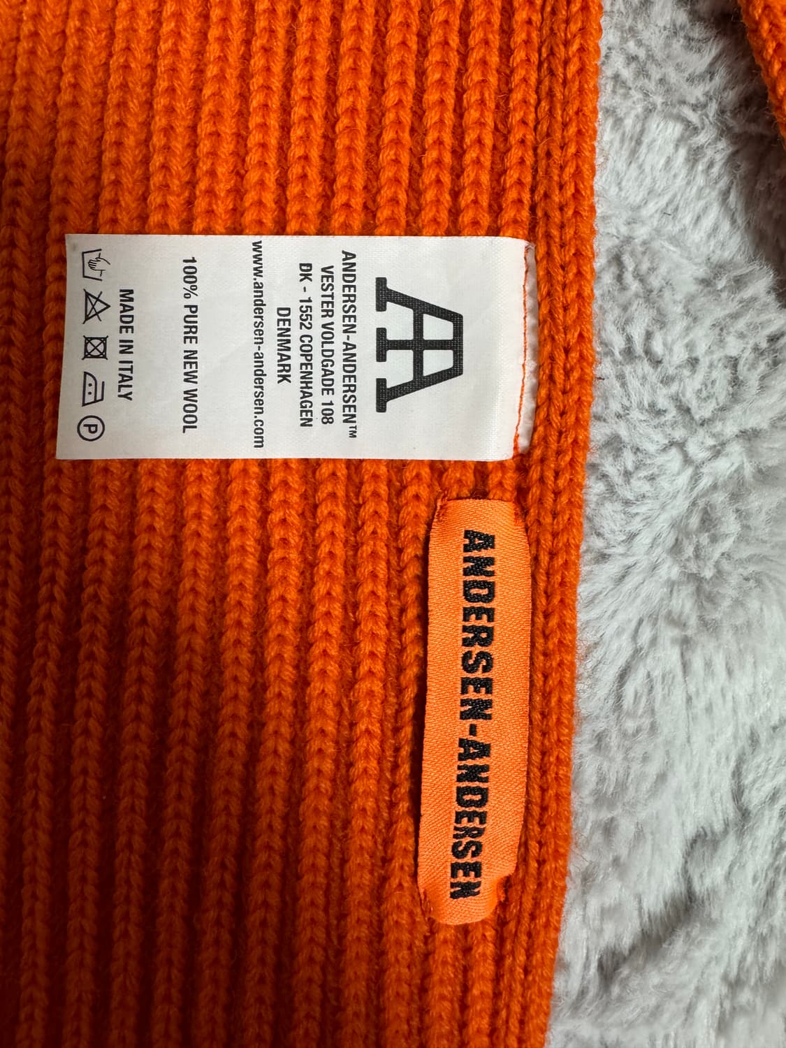 안데르센안데르센 숏머플러(g5) 오렌지 상품이미지2