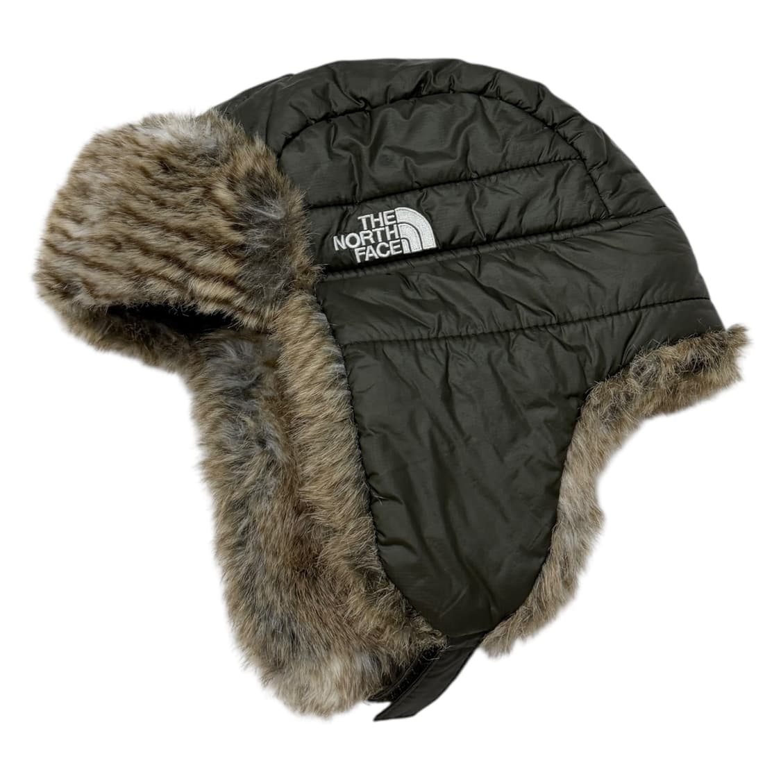 노스페이스 빈티지 화이트라벨 카키 트루퍼햇 군밤 방한모자 상품이미지2